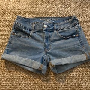 American Eagle Low Rise Jean shorts